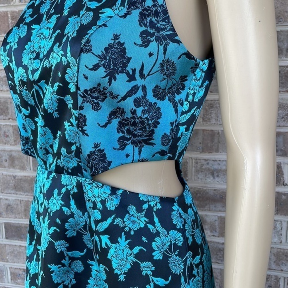 Anthropologie x Hutch Floral Jacquard Cut Out Mini Dress NWT - Size 4 - Picture 5 of 16